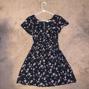 American Eagle Cutout Floral Dress